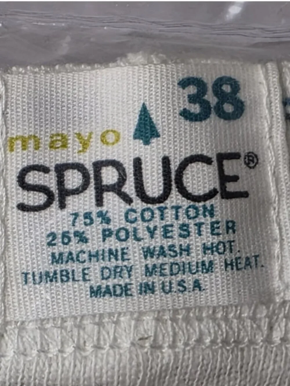 Vintage Mayo Spruce Men's Briefs NOS Deadstock HTF Size 38